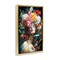 Stupell Industries Rose Bedecked Woman Floater Framed Canvas Wall Art Design by Leon Devenice